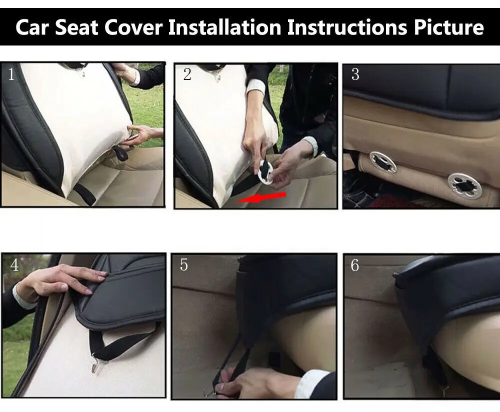 

Front Car Seat Cover Set Universal Car Accessories for Lada Lancia Ypsilon Land Rover Discovery 2 3 4 5 Freelander Range Rover