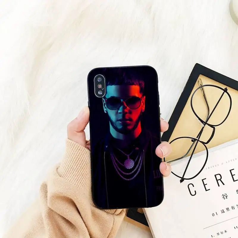 

YNDFCNB Anuel AA Coque Shell Phone Case For iPhone 11 8 7 6 6S Plus X XS MAX 5 5S SE 2020 XR 11 pro Cover