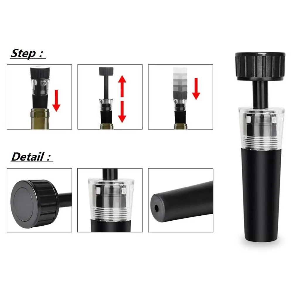 Набор открывалок для вина комплект из 4 предметов с насосом высокого давления