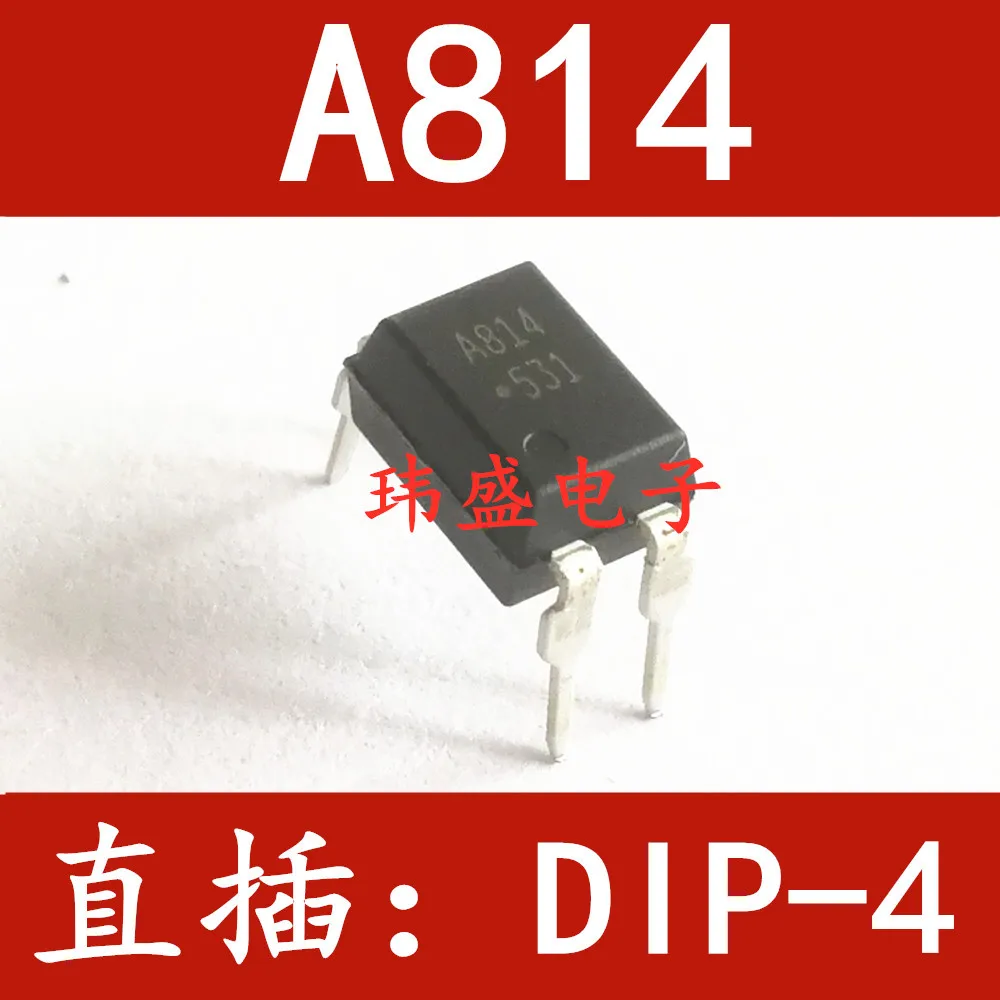 

Бесплатная доставка 10 шт./лот HCPL-814 SOP-4 SMD4 HCPL-814 A814 DIP-4