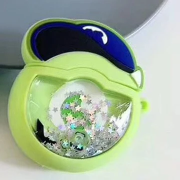 720H 3D Жидкий чехол для наушников для Apple Airpods, чехол с блестящим зыбучим песком, чехол для Air pods 2, чехол для наушников, чехол для наушников, блестящий ремешок - Цвет: 720H