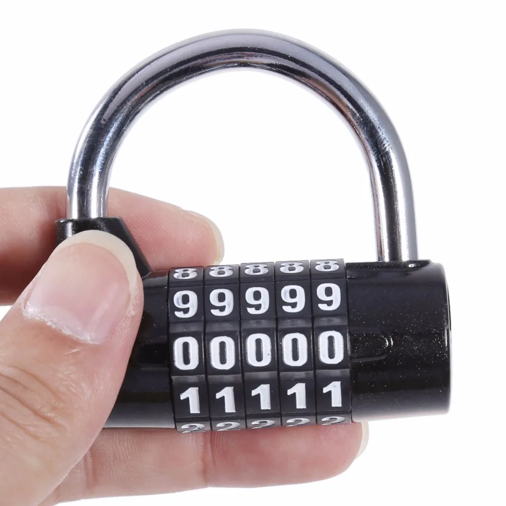 Combination Padlock 5 Numeric Password Lock Door Locks Suitcase Luggage Bicycle Security for Home School Office|Замки| |