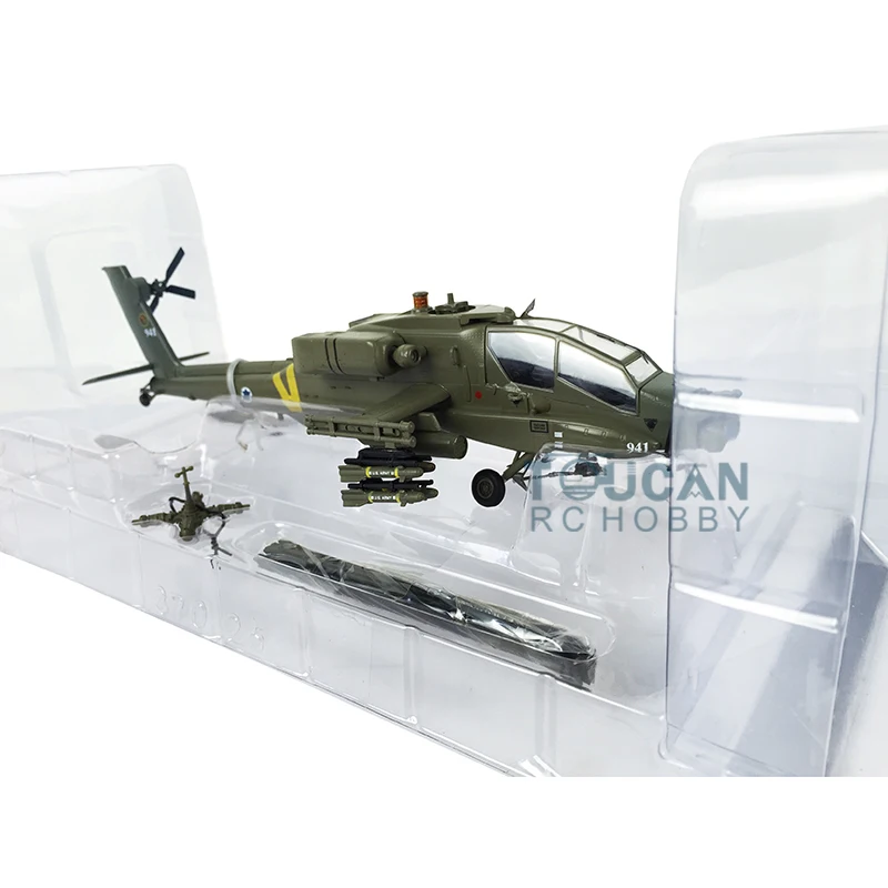 Легкая модель 37027 1/72 AF AH 64A самолет летательный аппарат Апачи готовый