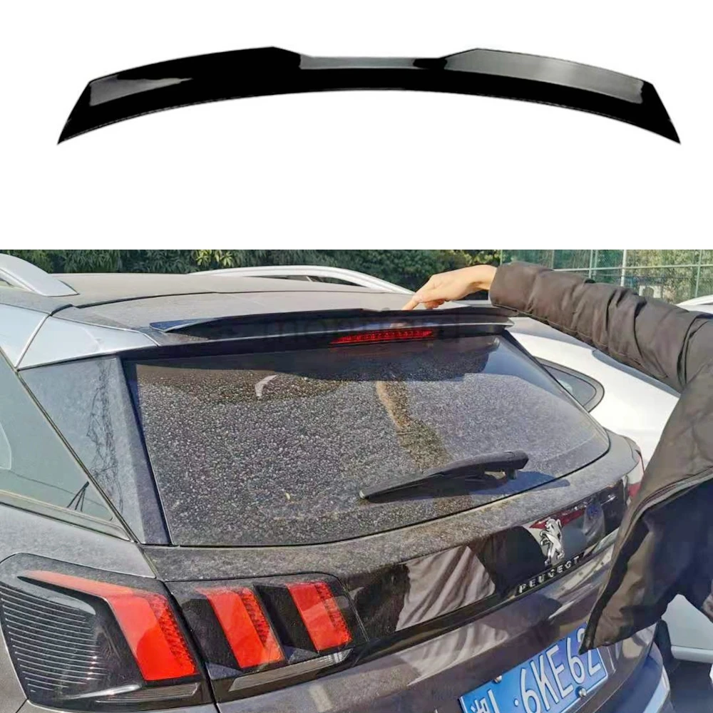 

Спойлер из АБС-пластика для Peugeot 4008, задний спойлер на крыло, крышу, 2017, 2019, 2021