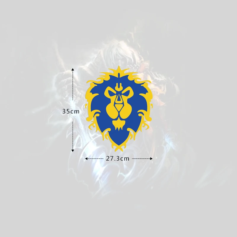 Автомобильная наклейка World of Warcraft Автомобильная наклейка для племенного логотипа Union Badge WOW задняя декоративная наклейка на окно - Название цвета: G