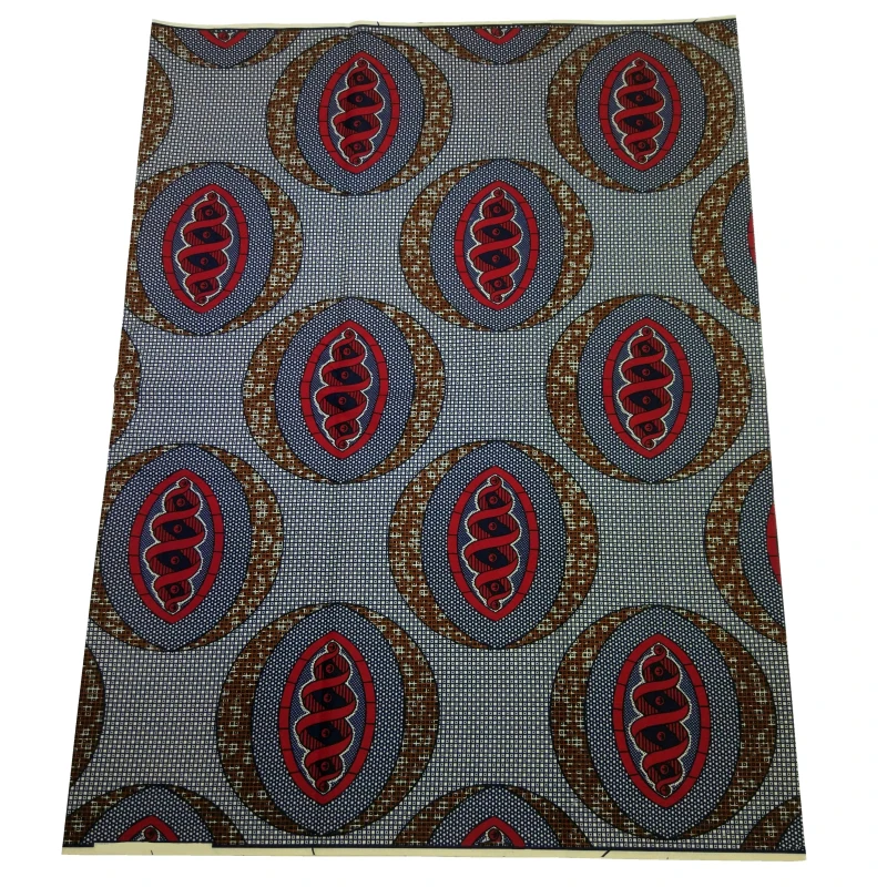

2019 New Design African Fabric High Quality African Veritable Real Wax For Sewing Fabric