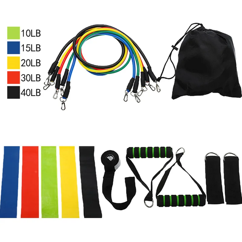 Набор эспандеров для домашних тренажеров Резиновая лента тренировок занятий