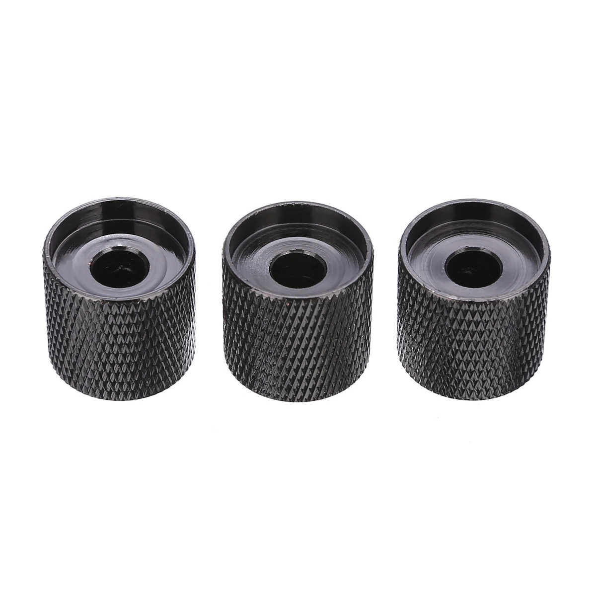 3 шт./компл. металлические ручки в форме купола рифленые громкости/тона черный