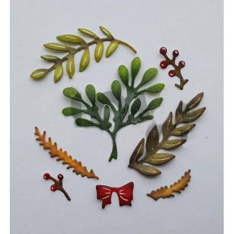 

2021 New Dies Flower Leaf Metal Cutting Dies Scrapbooking Embossing Folder for Photo Album Decor Card Making DIY Crafts Cutter