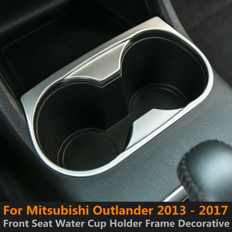 ABS переднее сиденье рамка держателя стакана воды декоративная накладка для Mitsubishi