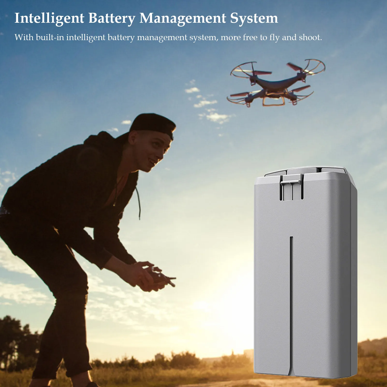 

Mavic Mini 2 Smart Lithium-ion Battery High Energy Density For Mavic Mini 2 Drone Aircraft Lithium Battery Toys For Kids Boys