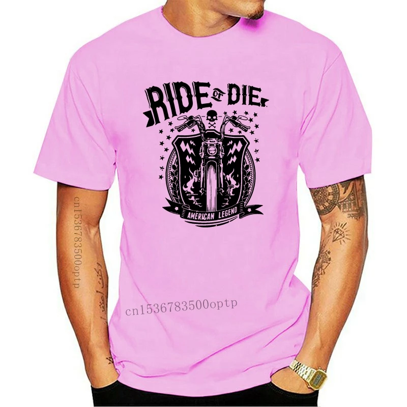 

Ride Or Die T-shirt Men White T Shirt Motorcycle Printing Tops Classic Short Sleeve Tees Moto Biker Streetwear Cotton Clothing