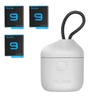 Быстро Зарядное устройство для GoPro Hero9 черный 1750 мАч, Батарея для экшн-Камеры GoPro Hero 9 3 способа светодиодный светильник Батарея Зарядное устройство TF карты Батарея ящик для хранения