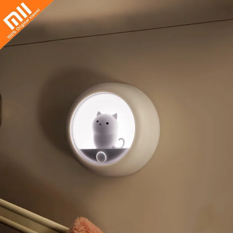Ночник Xiaomi Wildcat с двумя датчиками Индукционная лампа для спальни домашних