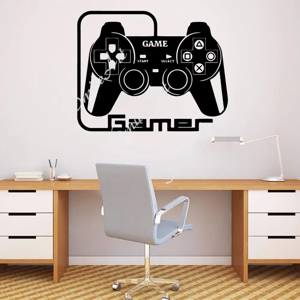 

Creative Gamepad combination Vinyl Kitchen Wall Stickers Wallpaper For Home Decor Living Room Bedroom Vinyl Mural Decal