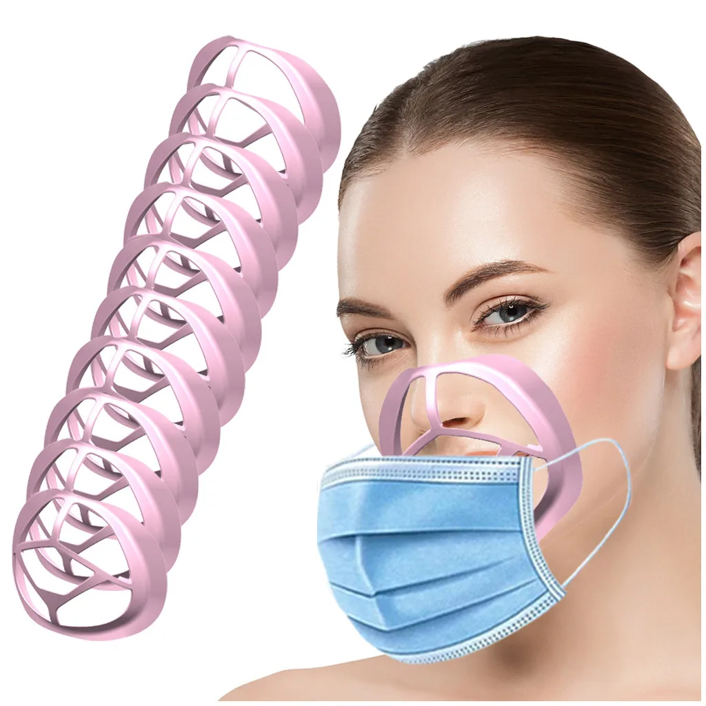 

10pc 3D Mouth Mask Support Breathing Assist Help Mask Inner Cushion Bracket Silicone Mask Holder Breathe Smoothly Fastshipping