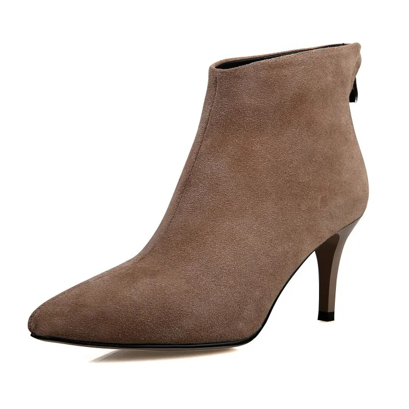 Большие размеры 11 12 Женская обувь Ботильоны для женщин Женские ботинки на
