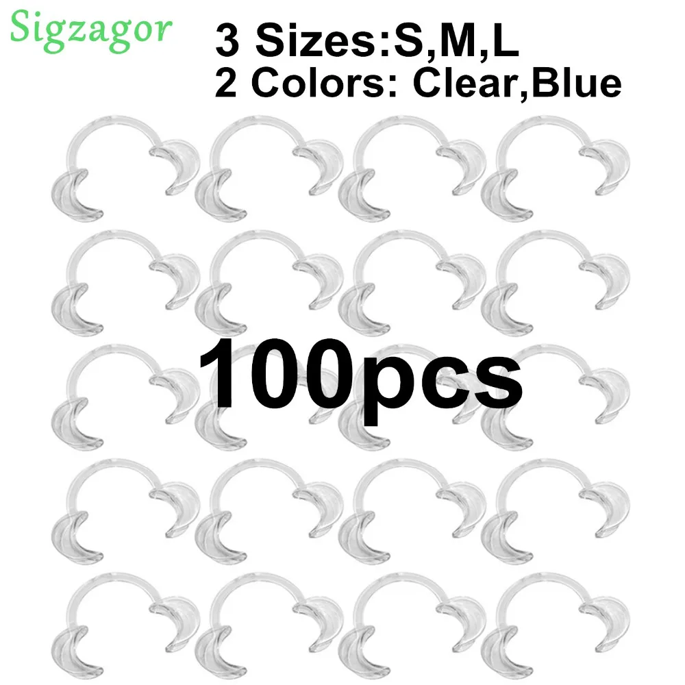 [Sigзагор] 100pc s M outhpiece стоматологический Ретрактор для щеки часы забавная игра C
