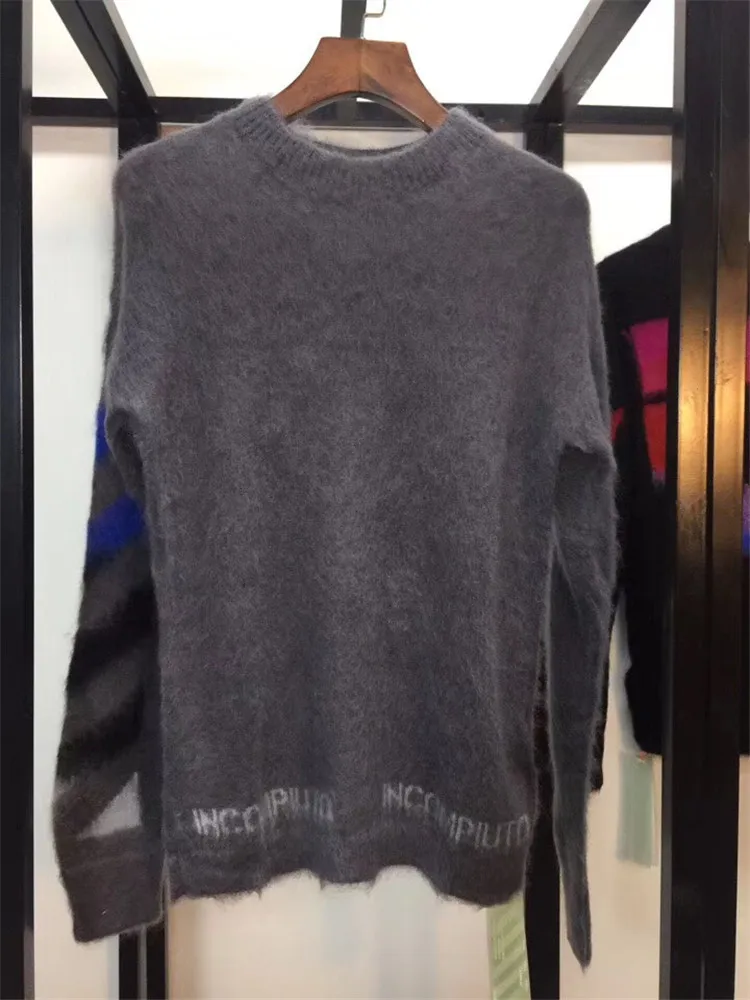 【HSY】2019 осень зима новый высококачественный мужской мягкий матовый мохер тканые