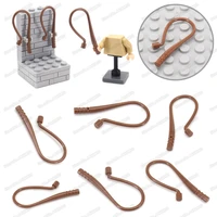 knight training whip building block equipment accessories moc figures command hand whip assembly model child christmas gift toys