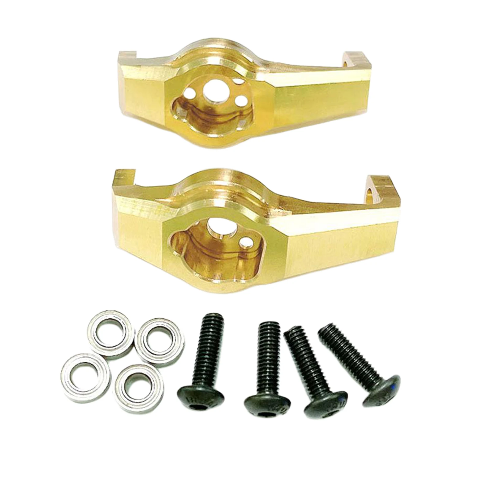 

1Pair Heavy Duty Brass Front C Hub Carrier for 4 1/10 RC Crawler Car Parts