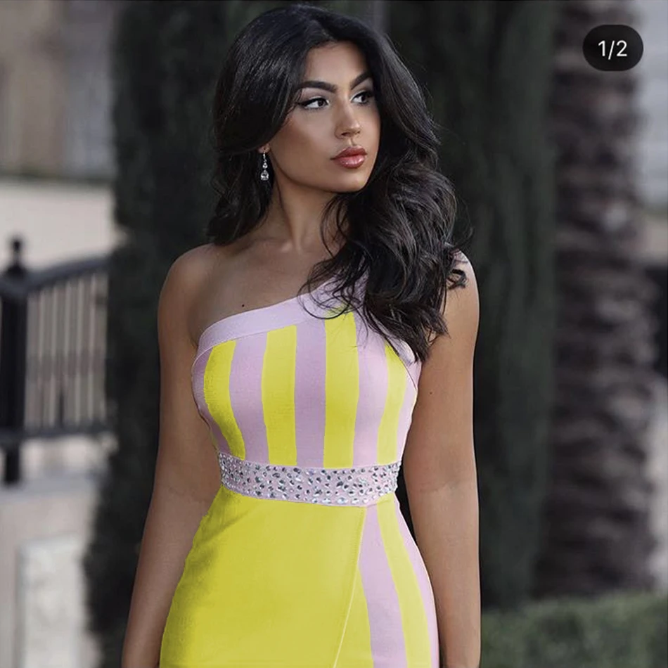 Оптовая продажа женские 2021 новые желтые сексуальные вечерние рождественские