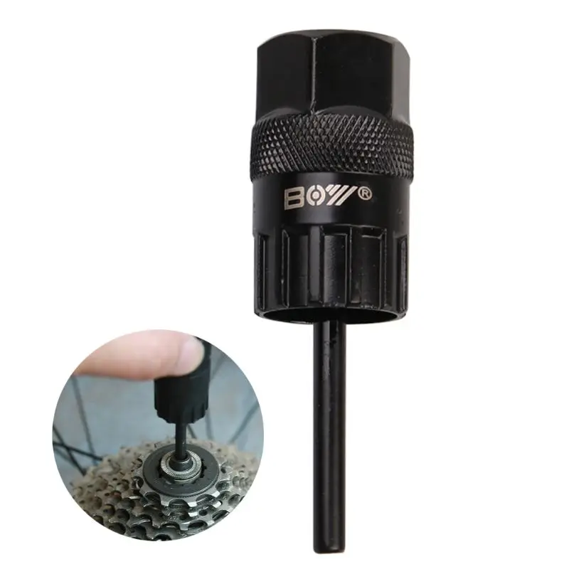 

MTB Bike Bicycle Cycling Flywheel Removing Socket Guiding Stick Repairing Tools