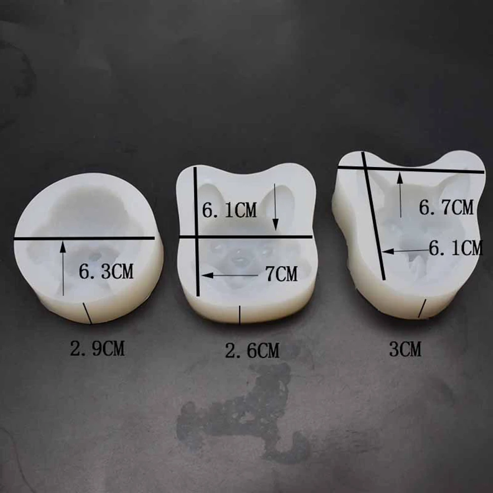 3D силиконовая форма для выпечки пластырь ароматерапии милый плюшевый смальный