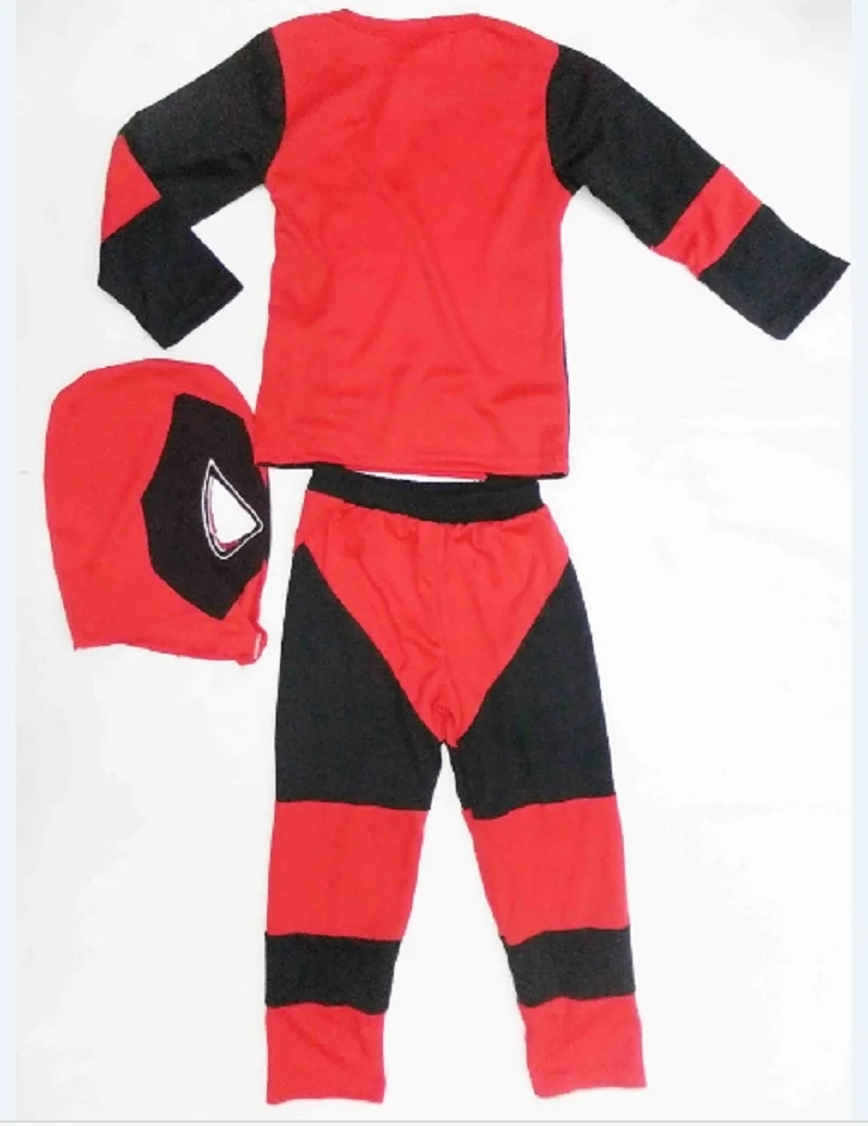 3 шт./компл. костюм дедпула для мальчиков и девочек костюмы на Хэллоуин детей