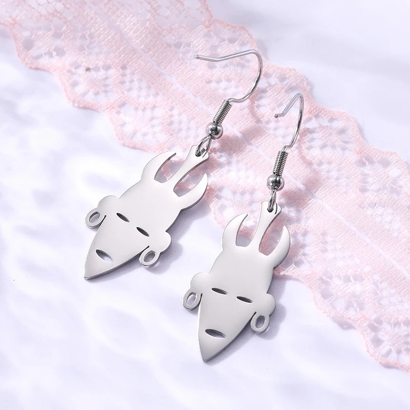 Винтажные серьги с лицом фараона из нержавеющей стали для женщин и мужчин в