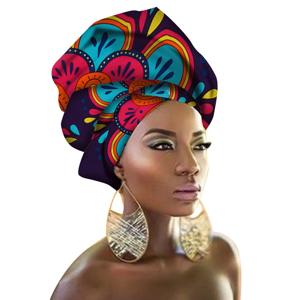 Пополнение Африканский шарф батик ткань с принтом Этническая Мягкая