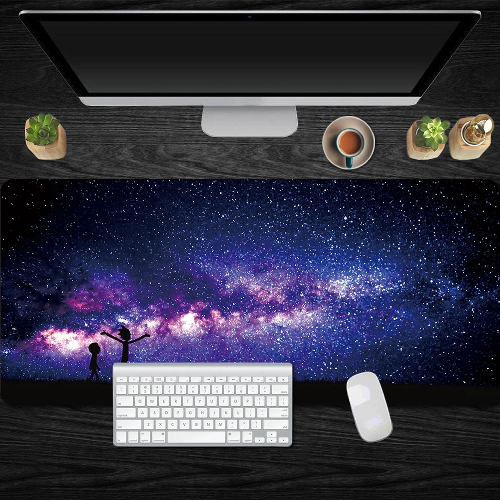 Игровой компьютерный коврик для мыши Sky большой игровой Настольный ПК