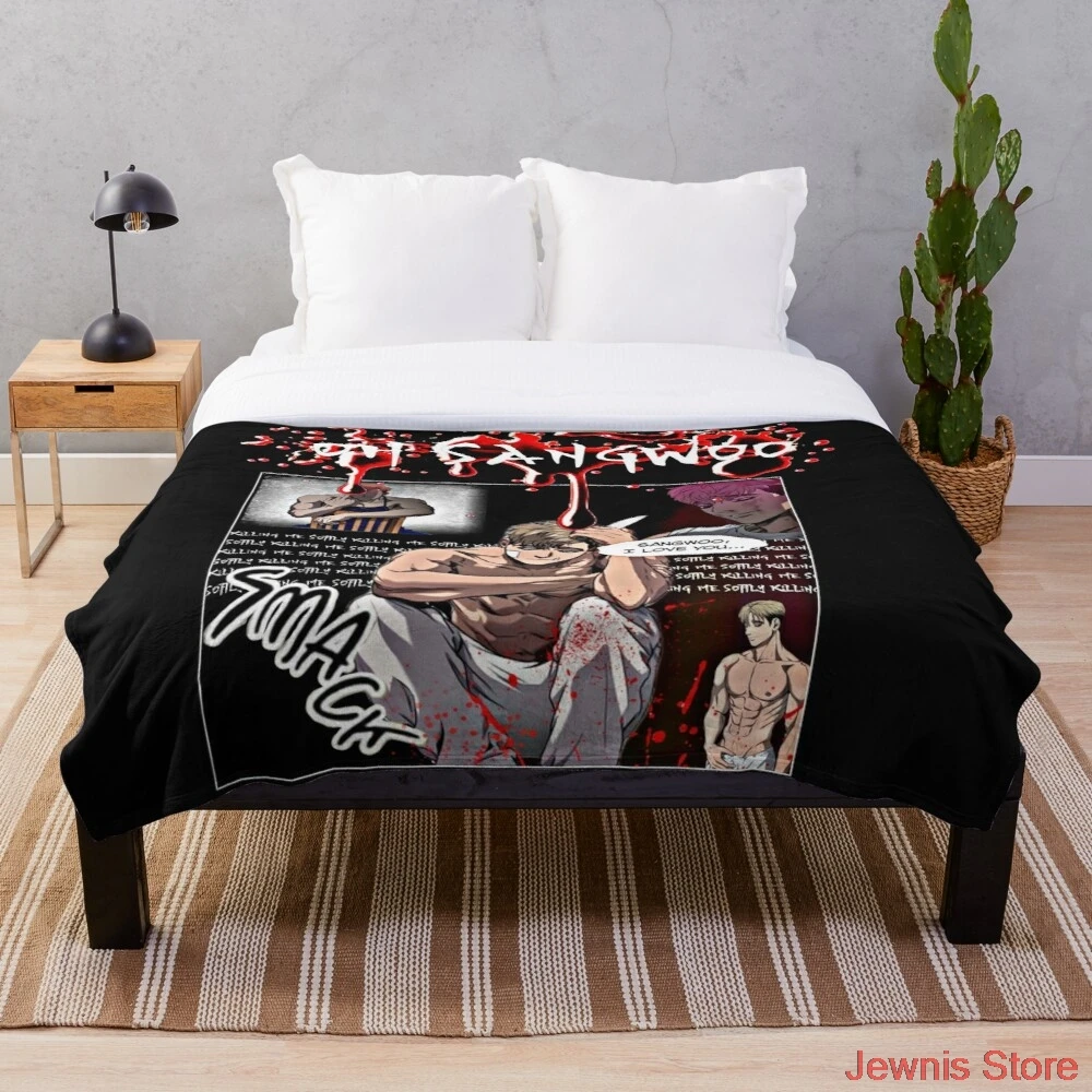 

Одеяло Killing Stalking Oh Sangwoo, флисовое плюшевое одеяло, s на кровать/диван, постельное белье, простыня для детей и взрослых