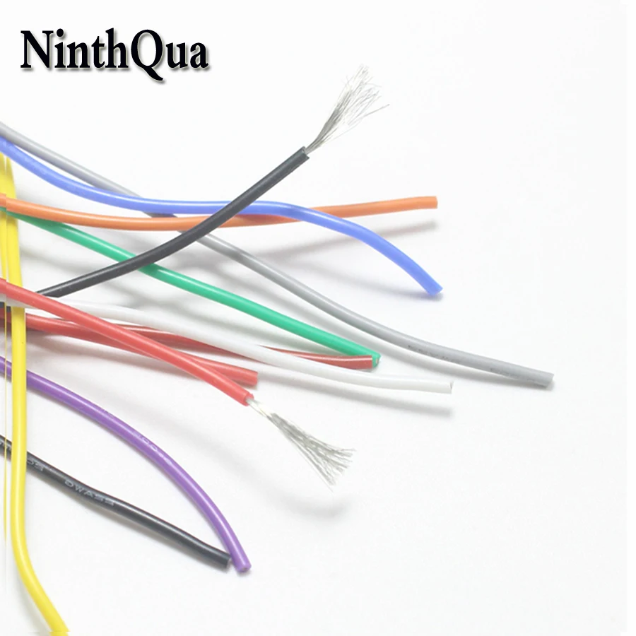Гибкий силиконовый провод 22AWG 0 3 мм2 мягкий медный кабель RC UL