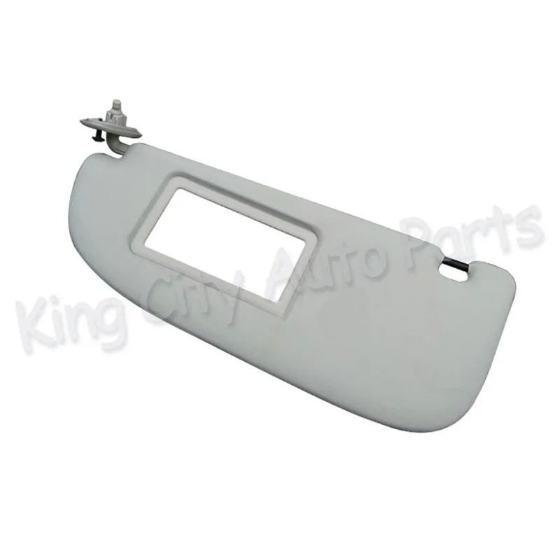Left side CAPQX 1 шт. для peugeot 206 207 для Citroen C2 автомобильный внутренний антибликовый солнцезащитный козырек передний козырек Солнцезащитный козырек с зеркалом комплект с зажимом - Цвет: Left side