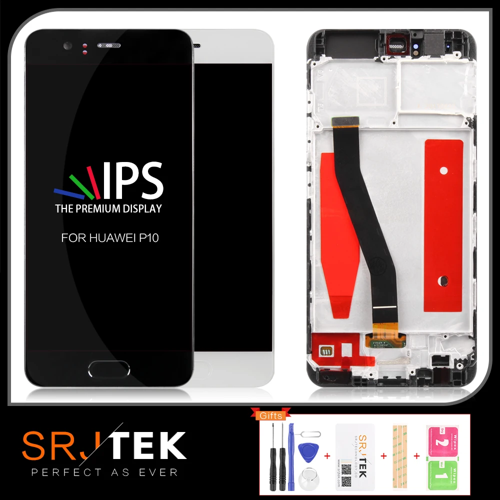SRJTEK 5 1 ''для Huawei P10 ЖК-дисплей сенсорный экран матрица дигитайзер сенсор