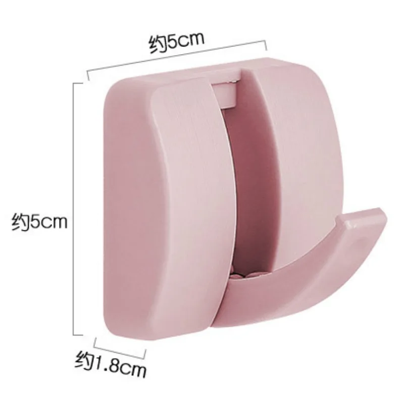 

Simple Creative Candy Color Hook hanger Strong Non-marking Hook Free Punching Free Nail Hook Home Storage Organizer Hooks