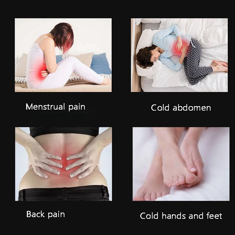 

Warm Palace Belt Infrared Heating Waist Massager Vibrating Massage USB Charging Waist Protection Relief Menstrual Pain