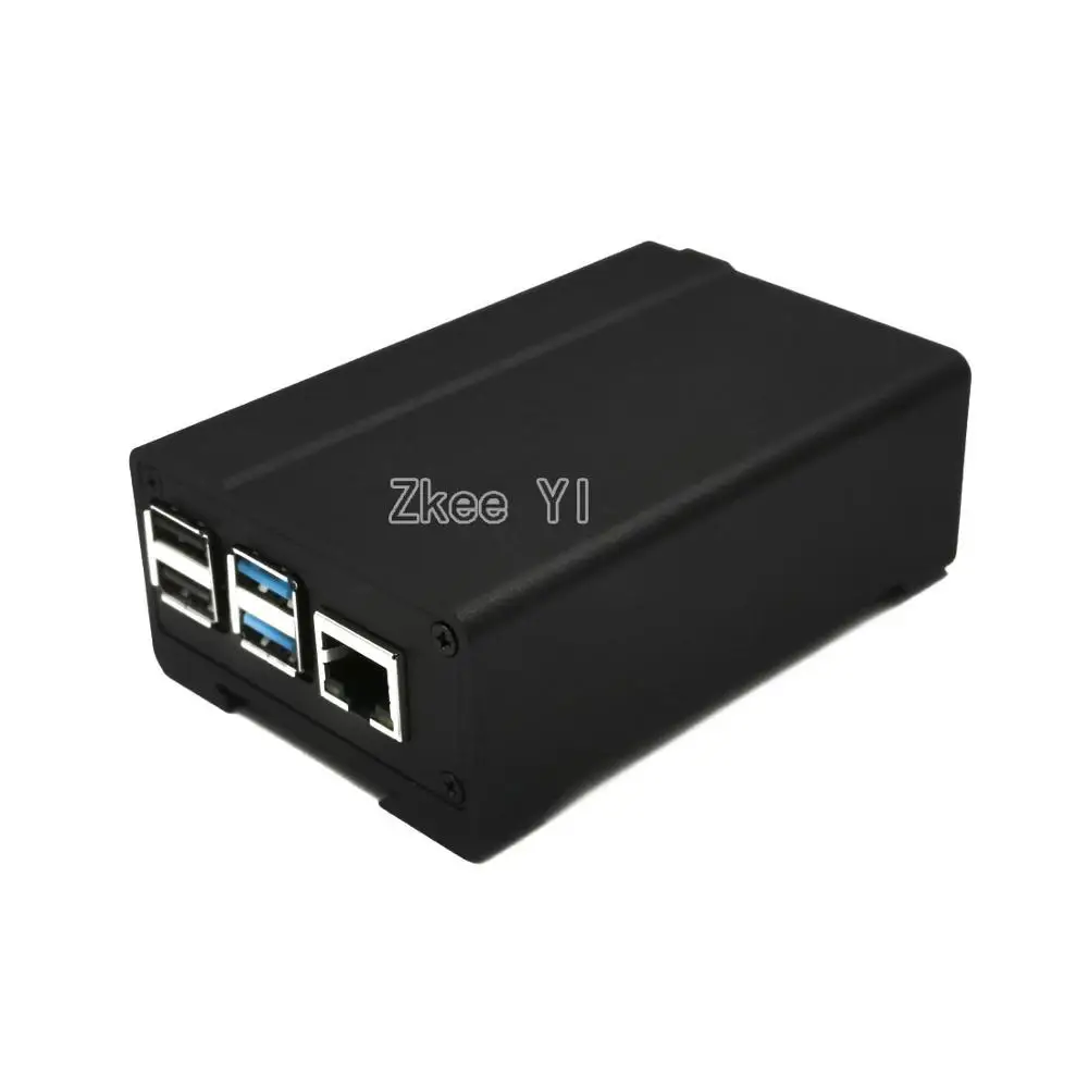 New Raspberry Pi 4 Aluminum Alloy Case with Cooling Fan and 4pcs Heatsinks for Model B | Компьютеры и офис