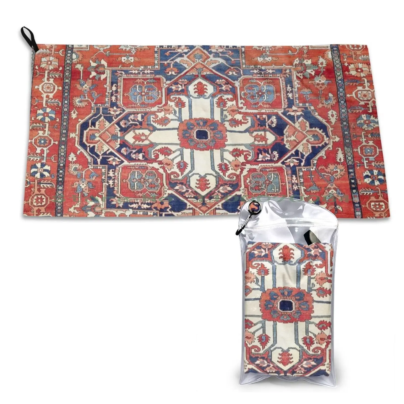 Gym Sports Bath Portable Persian Rug Carpet Vintage Floral Ethnic