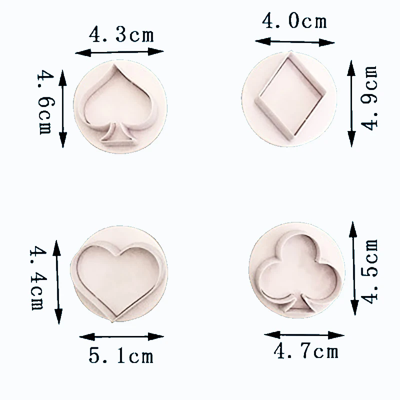 Резак для печенья марок формы 3D пластиковые помадки торта поршень сделай сам