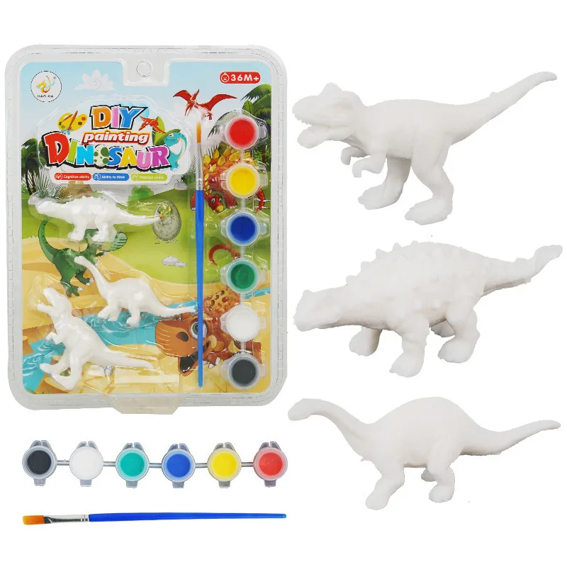 Творчество типа сделай сам Цвет в натуральную величину модель динозавра