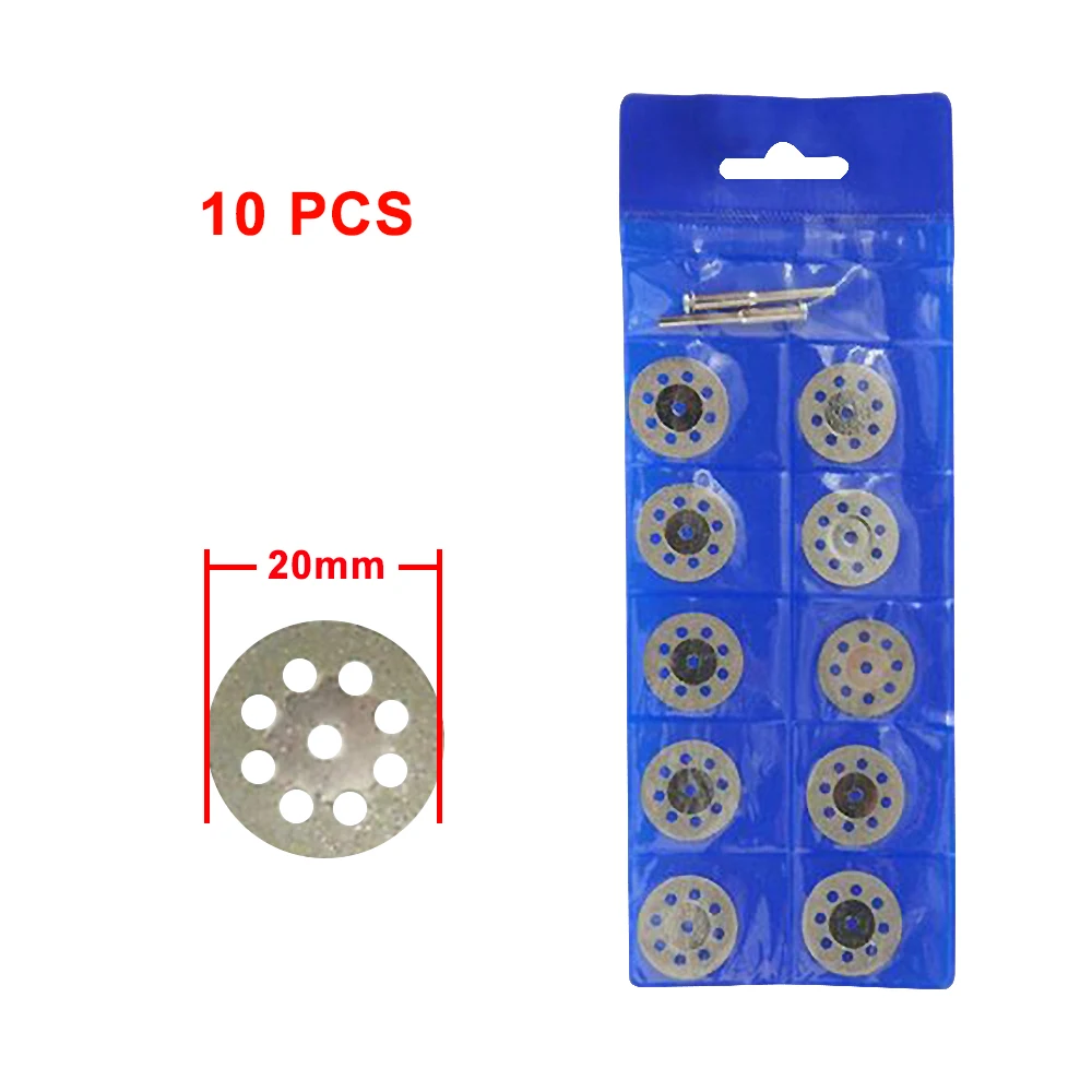 10 шт. Emery двухсторонние режущие диски с алмазным покрытием отрезной диск