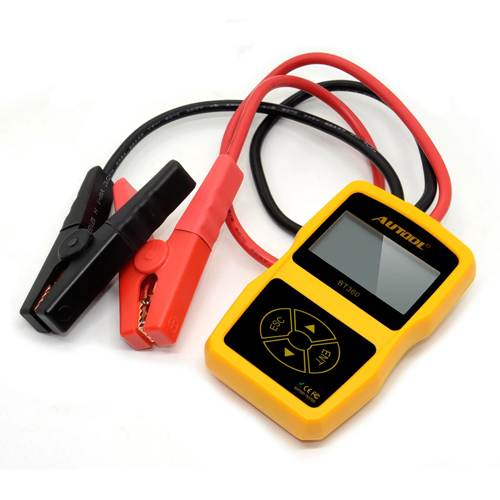AUTOOL BT360 12V Auto Battery Tester 12v Car battery analyzer Cranking Multi-Language Diagnostic Tool Performance than bt460 |