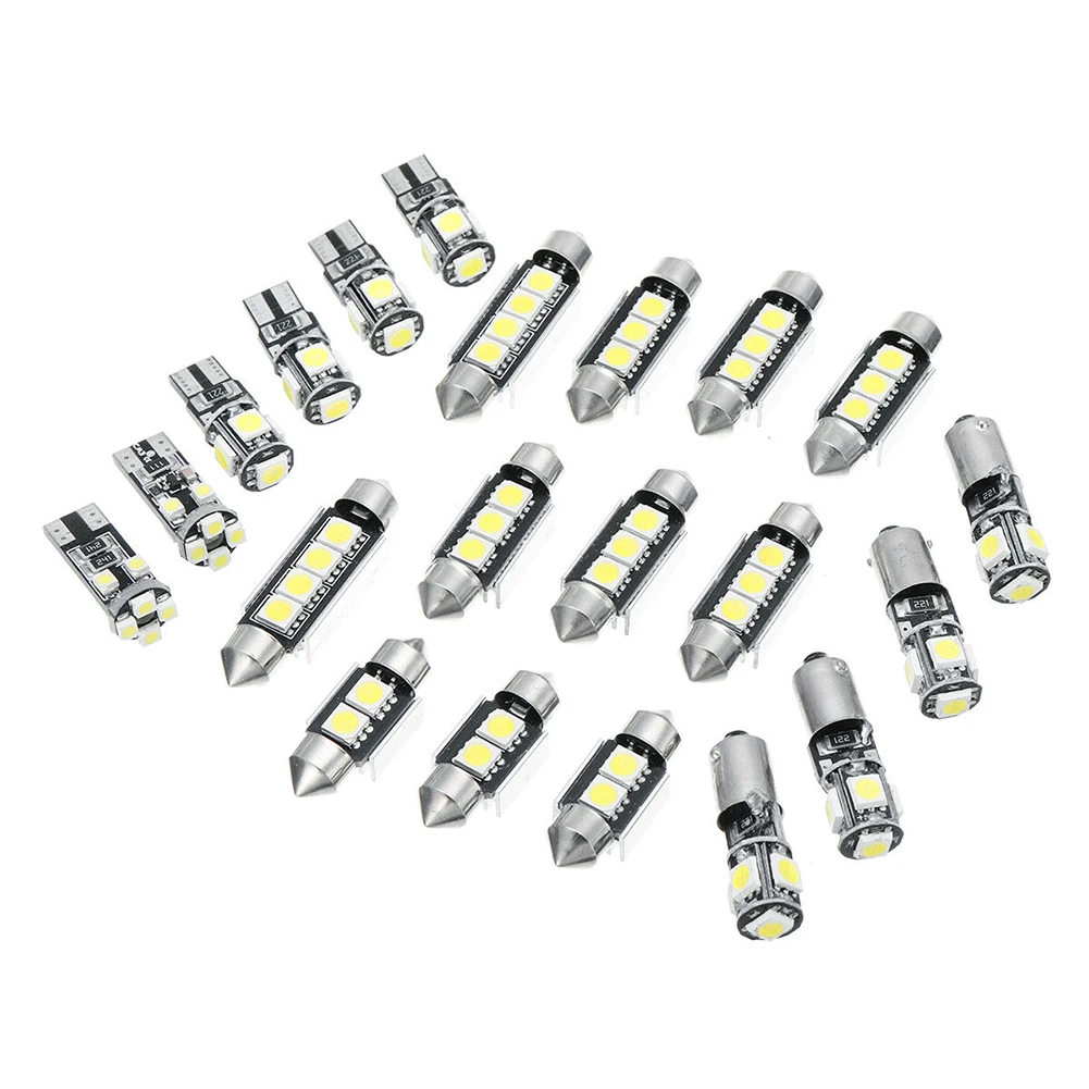 21шт. для BMW E46 Седан Купе M3 1999-2005 Canbus Автомобильное Белое LED-освещение Салона TOP-Освещение Автоаксессуары.