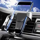 Гравитационный Автомобильный держатель для телефона, автомобильный держатель для вентиляции, подставка для мобильного телефона, GPS, кронштейн для iPhone 11 XS X XR 7 Samsung Huawei