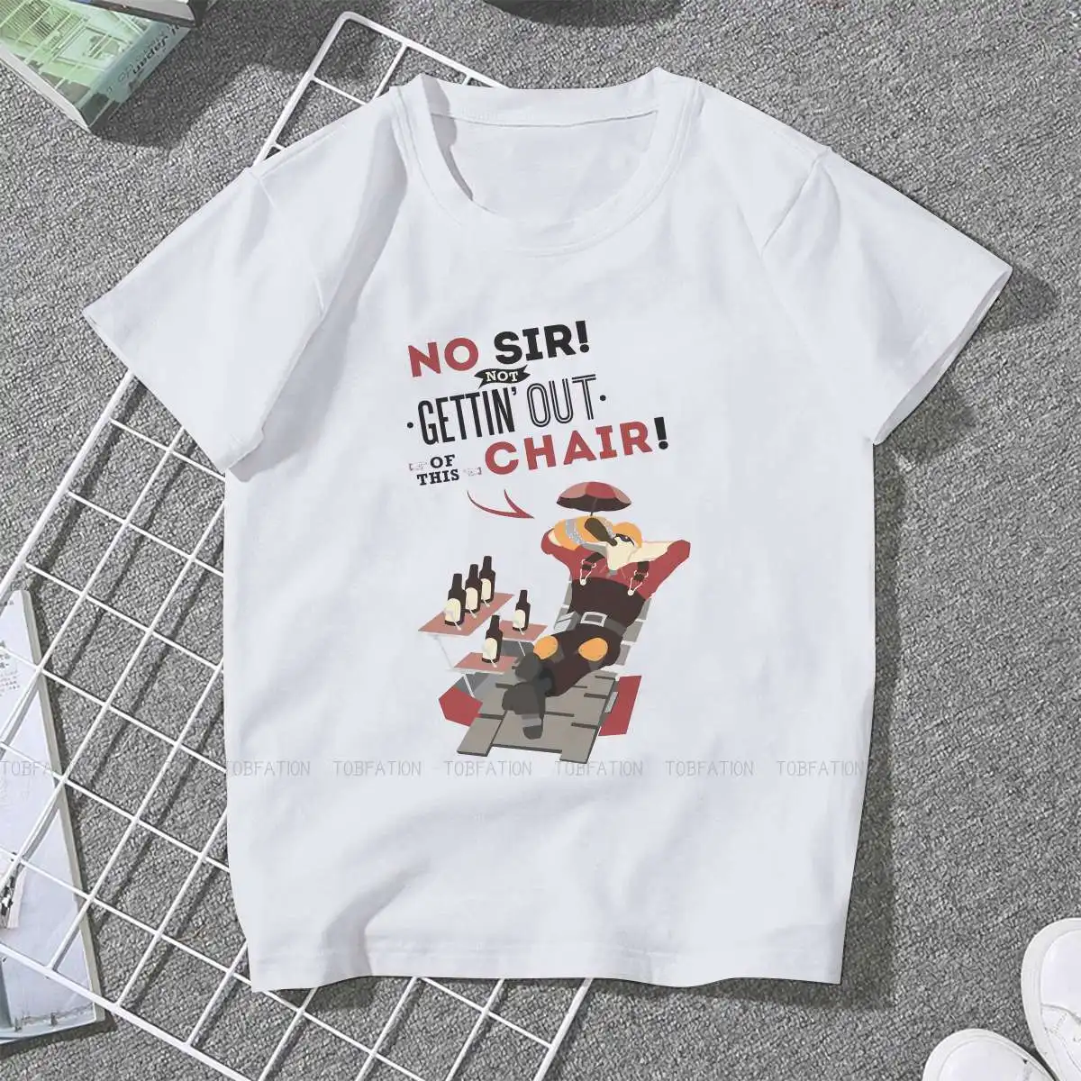 Rancho Relaxo женские рубашки Команда Крепость 2 стрельба игра футболка оверсайз