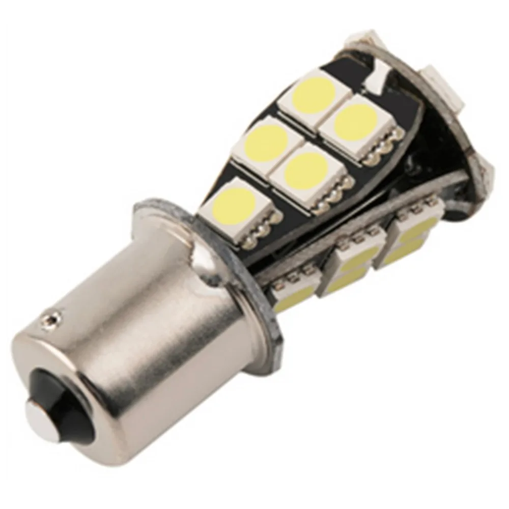 Комплект из 2 предметов Автомобильные фары парковка лампы 1156 BA15S 21W SMD 5050 Янтарный/белый CANBUS OBC без ошибок автомобиля светодиодный светильник лампы 12V