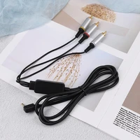 1pc audio video av cable to rca extension composite data cord for playstation portable psp 2000 3000 slim to tv monitor