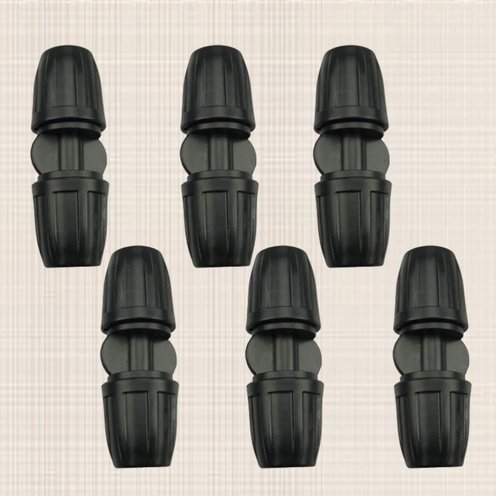 

50pcs 8/11 Straight Bevel Connection Connector Hose Coupling Plumbing Pipe Fittings Joint Tube Adapter Black